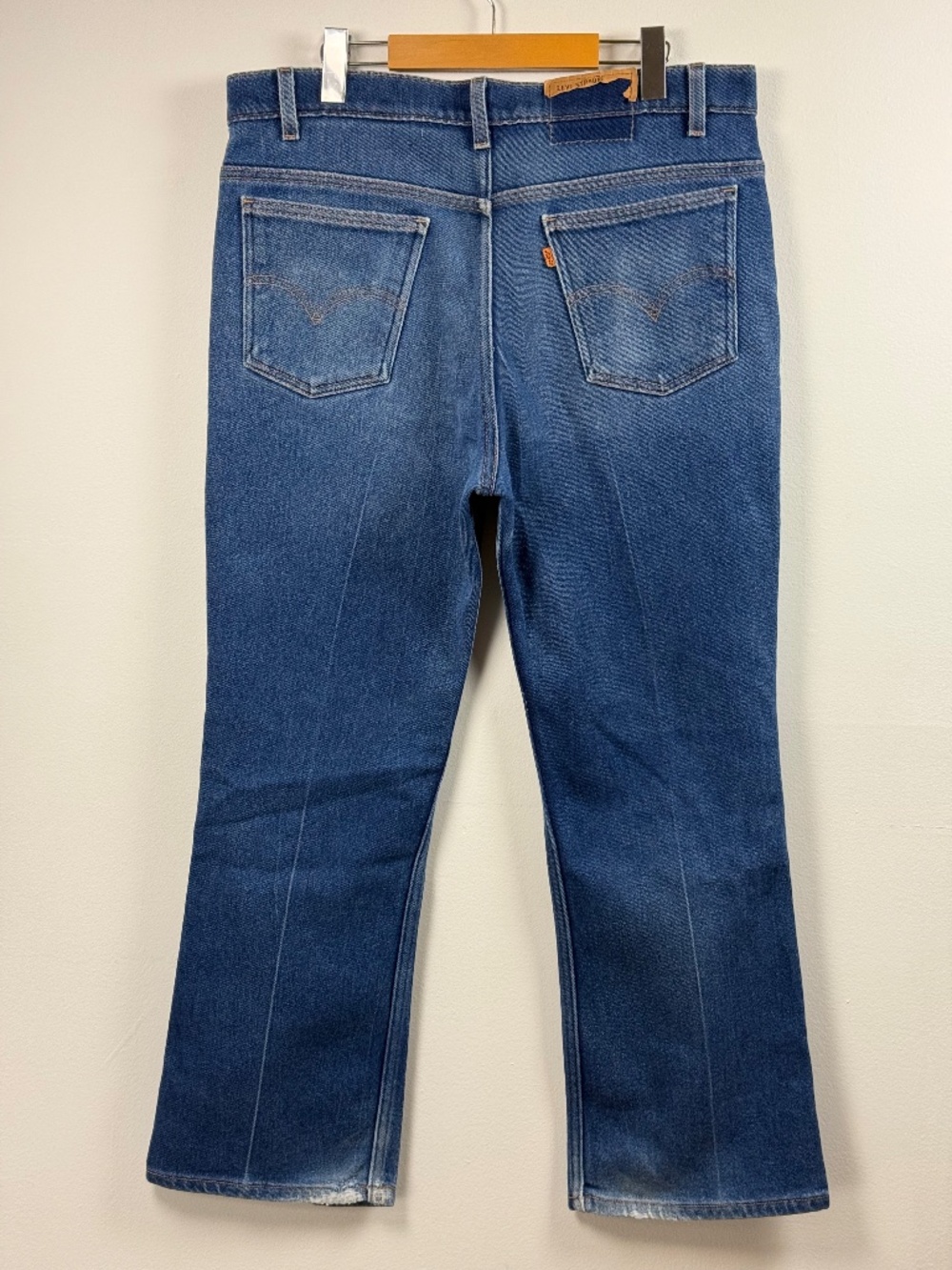 Vintage orange tab Levis 517 men Bootcut Jeans size W38 L30 made in usa